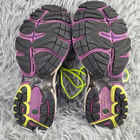 Brooks Adrenaline GTS 15 Running Shoes Womens 8.5 Purple Black 1201251B612 - Picture 7 of 9